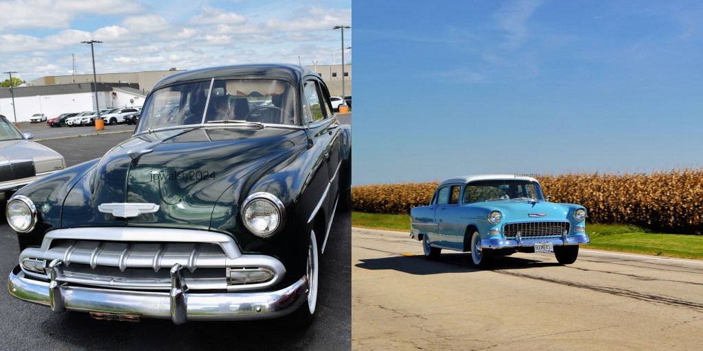 My Street Photography. GENERAL MOTORS: CHEVROLET DELUXE (1941-1952) and CHEVROLET 210 (1953–1957).