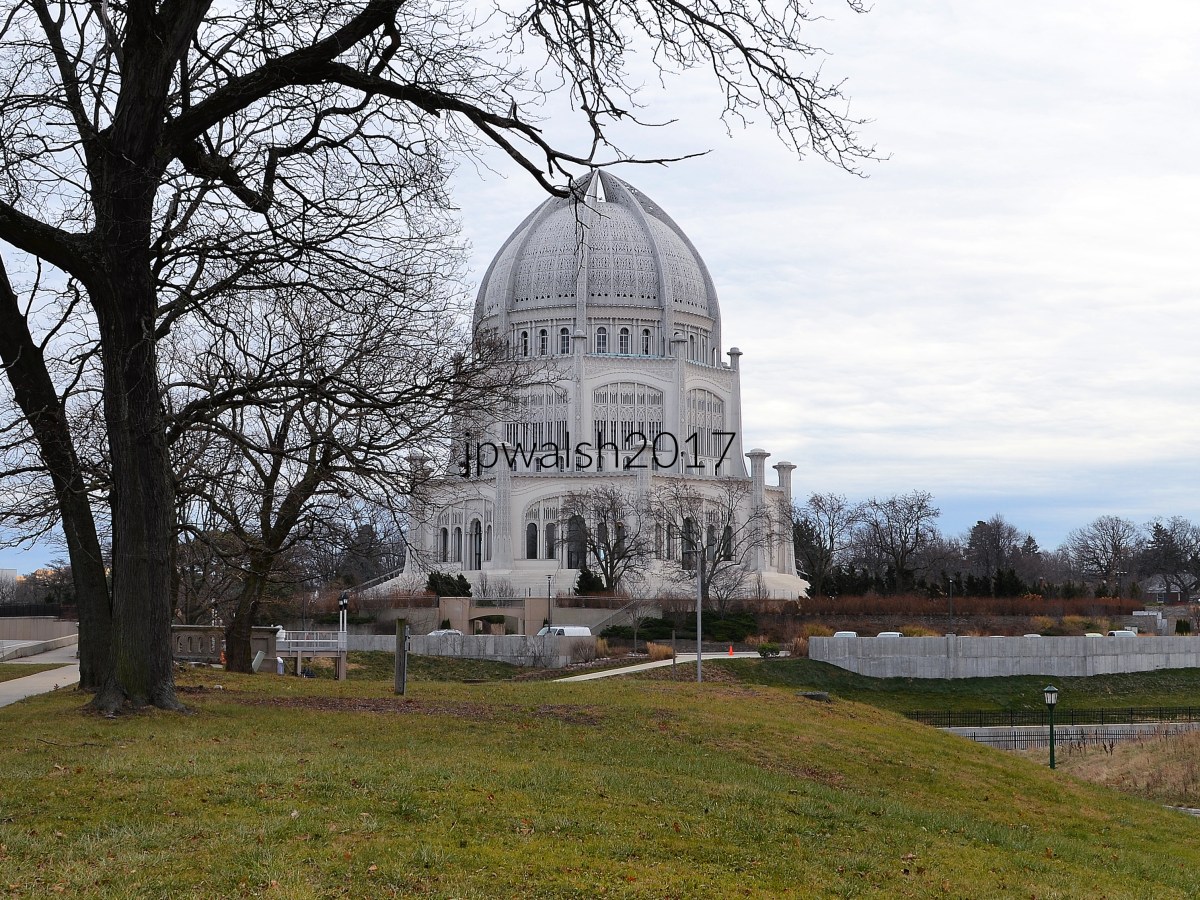 My Architecture & Design Photography: LOUIS BOURGEOIS (1856–1930), Baháʼí Temple (1912-1953), 100 Linden Avenue, Wilmette, Illinois. (10 Photos & Illustrations).