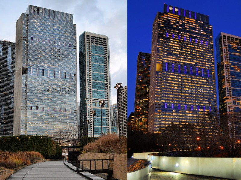 My Architecture & Design Photography: BLUE CROSS BLUE SHIELD TOWER (1997/2010), Lohan Associates/Goettsch Partners, 300 E. Randolph Street, Chicago, Illinois, 60601. (4 PHOTOS).
