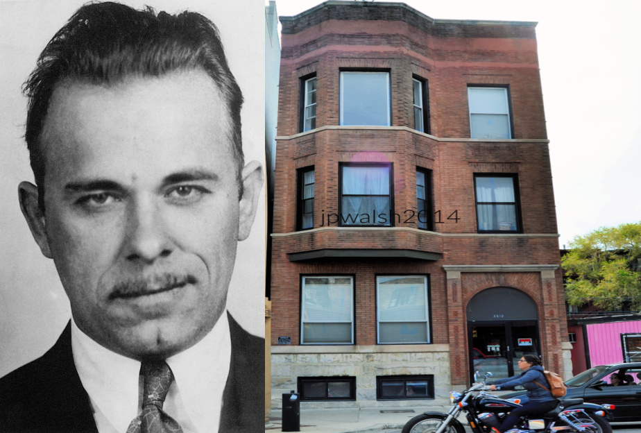 Beginning of the end of a life of violent crime: the story of John Dillinger’s first hideout in Chicago at 3512 North Halsted on March 3, 1934, to his being killed at the Biograph Theater on July 22, 1934, by the FBI.